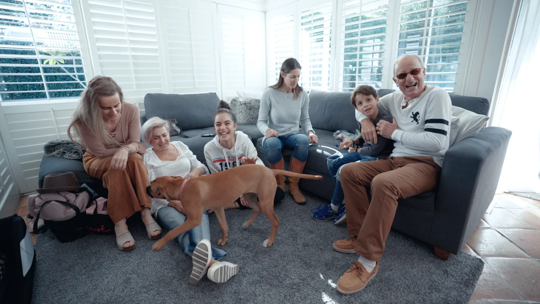 Paul and Maria together in their Life Portrait Film